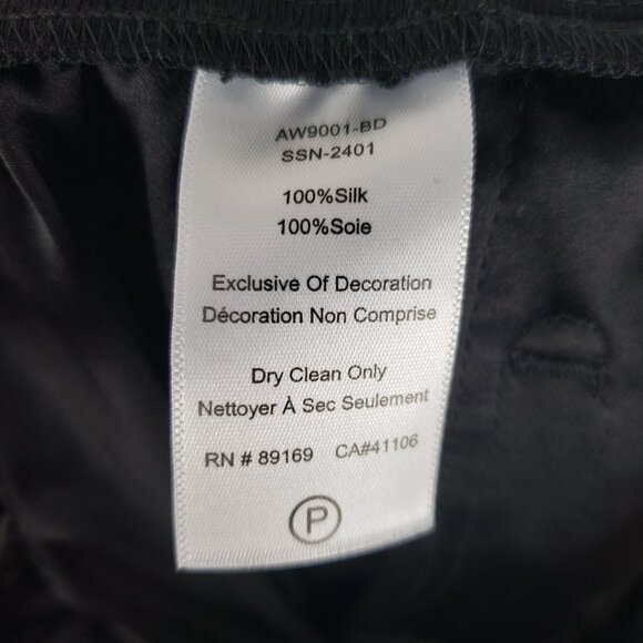 ATM Silk Joggers Black Pull On Pants AW9001-BD Lightweight Essential Size Small - Picture 9 of 9